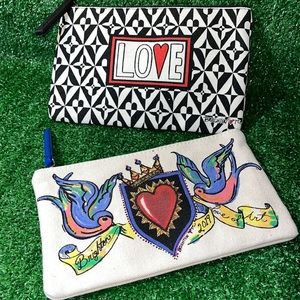 Brighton Love of Art Canvas Pouch and LOVE Pouch INCLUDES BOTH SHOWN!!